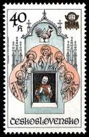 (1978-031) Марка Чехословакия "Группа апостолов" ,  III Θ